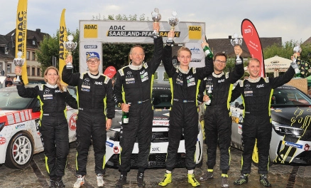 Mudança de líder na ADAC Opel Electric Rally Cup